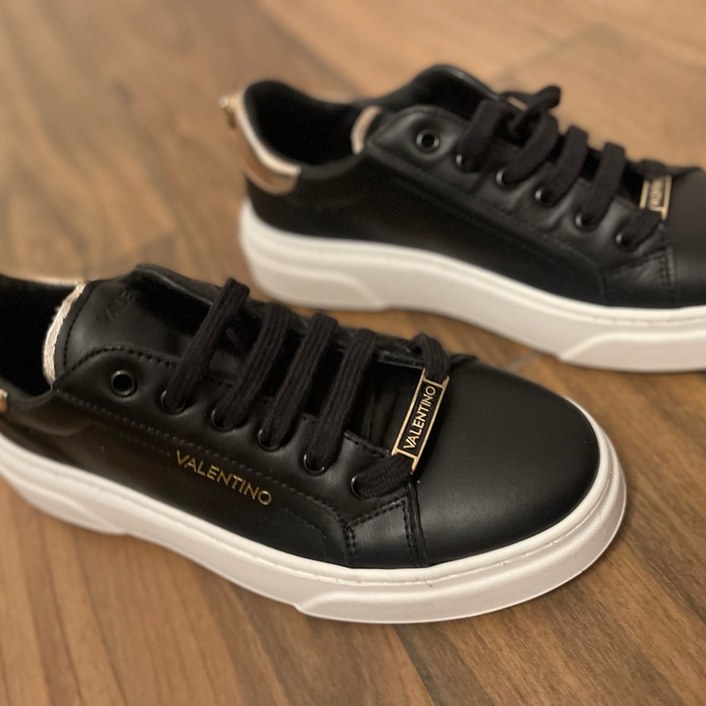 Valentino Black and White Sneakers